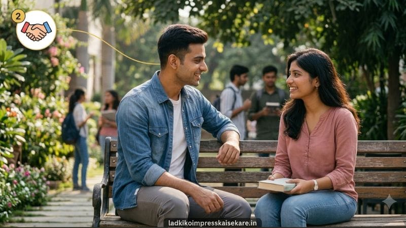लड़की को पटाने के लिए सबसे पहले क्या करना चाहिए ? (11 जादुई तरीके) 3 ladki se sabse pehle dosti kaise kare - friendly approach tips