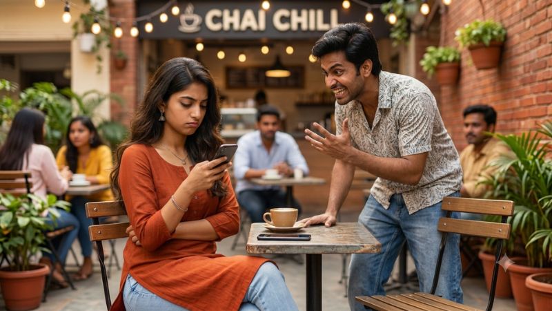 nakhre wali ladki se baat karte samay guss karne se bache 