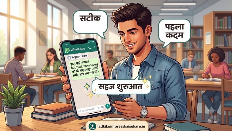 whatsapp par pehla message kaise kare anjan ladki ko - stylish chat visual