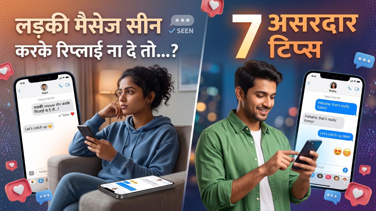 Ladki Message Seen Karke Reply Na De To Kya Kare- 7 असरदार Tips
