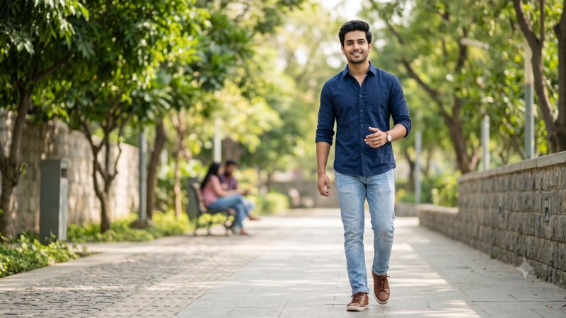 लड़की को आकर्षित करने के लिए आत्मविश्वासी व्यक्ति की ओपन बॉडी लैंग्वेज